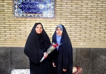 قدردانی خبرنگار پانا از معاون مدرسه در مسجد محله