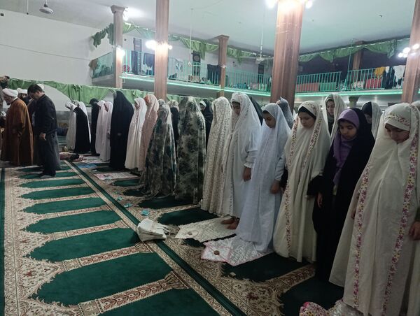 اعتکاف دانش‌آموزی در شهرستان سملقان 