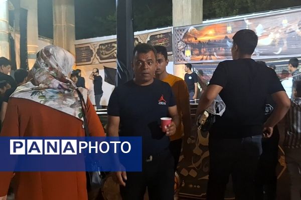 مراسم عزاداری امام حسن مجتبی (ع)و رحلت پیامبر(ص) با حضور نوجوانان شیرازی