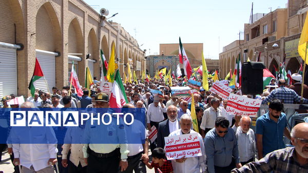 راهپیمایی «جمعه خشم» در شهر یزد