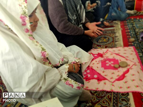 حضور دانش آموزان آزادشهری به یاد دانش آموزان میناب