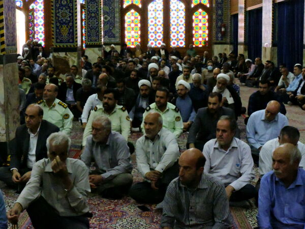 گرامیداشت شهدای هفته دولت در مسجد حظیره یزد