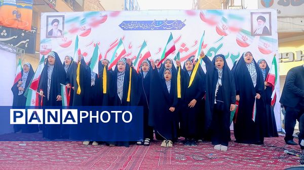 همبستگی و اقتدار خوزستانی‌ها در راهپیمایی 22 بهمن