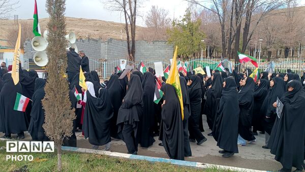 حضور پر شور مردم شهرستان کیار در راهپیمایی روز قدس 