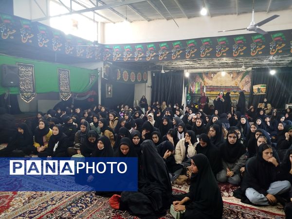 اعزام دانش‌آموزان دختر آشخانه به اردوی راهیان نور