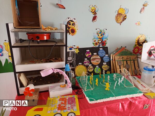 نمایشگاه طرح جابر در دبستان سمیه