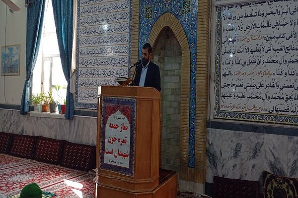 اقامه نماز جمعه در آخرین هفته ماه مبارک شعبان شهر بار نیشابور 