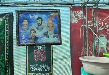 برپایی موکب پنج تن آل عبا در مرز چزابه آماده خدمت به زائران سید الشهدا
