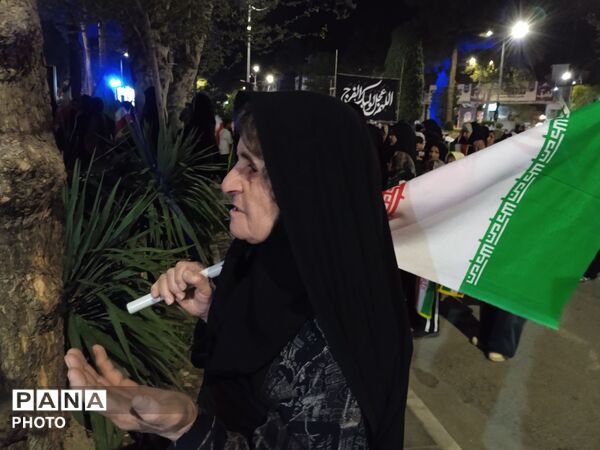 حال و هوای اندوه در حسینیه امام خمینی با حضور شهید رضا روزگرد 