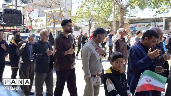 برگزاری مراسم عزاداری رهبر شهید در شهر آشخانه