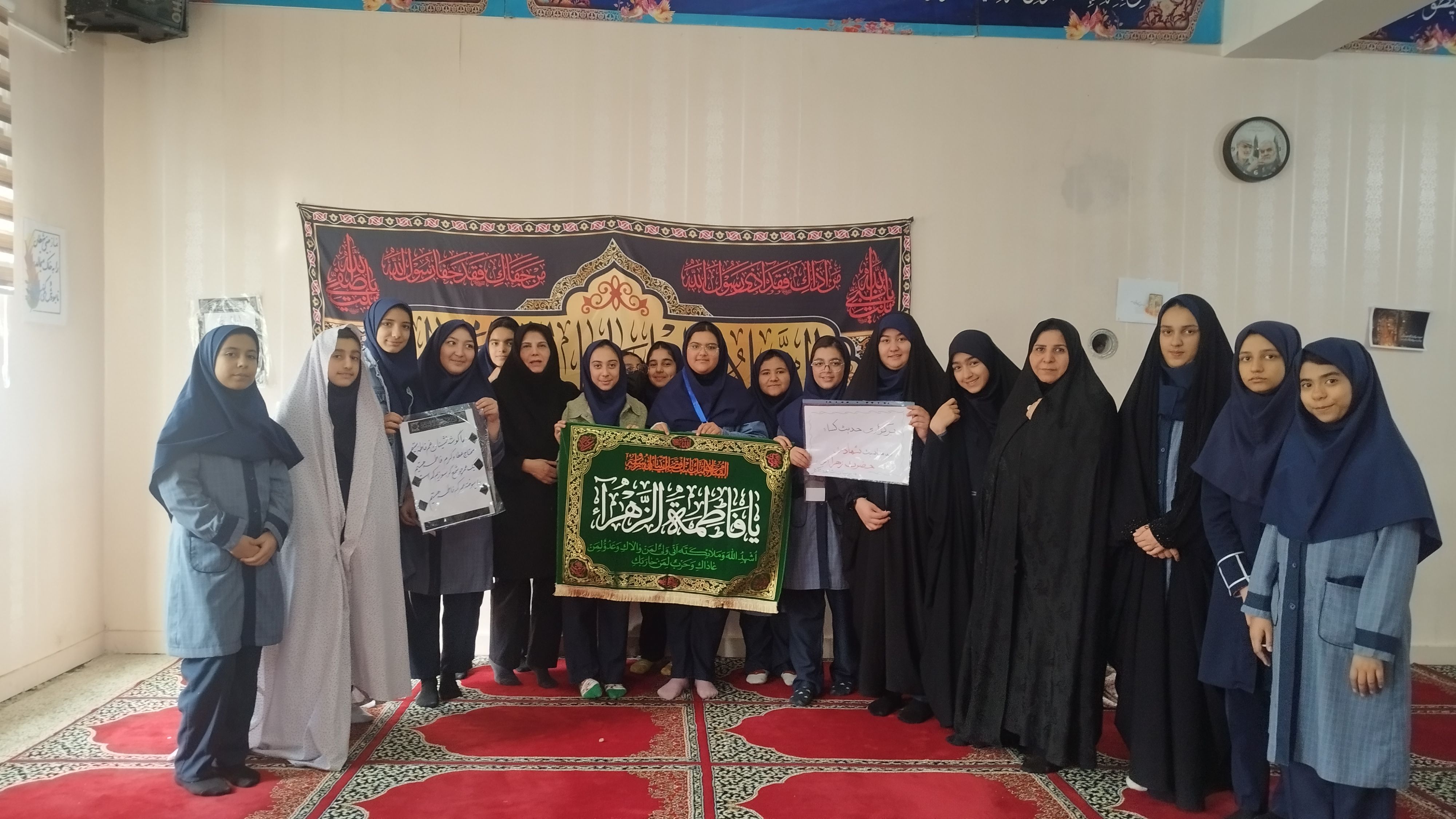 سلسله جلسات تبیین حدیث شریف کساء در دبیرستان شاهد تکتم ناحیه ۳