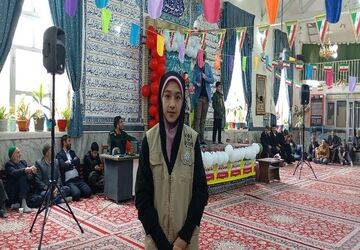 جشن انقلاب به مناسبت راهپیمایی یوم‌الله ۲۲ بهمن در مسجد جامع شهر بار