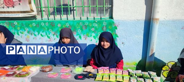  بازارچه مدرسه شهید نجفی فدافن کاشمر