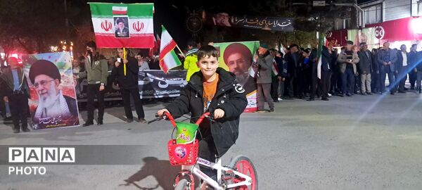 جلوه هایی از حضور باشکوه مردم آشخانه در راهپیمایی