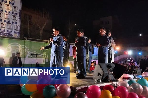 جشن خیابانی و هئیت هفتگی دختران دبیرستان شهید رستمرودی به مناسبت ولادت حضرت رقیه(س) 