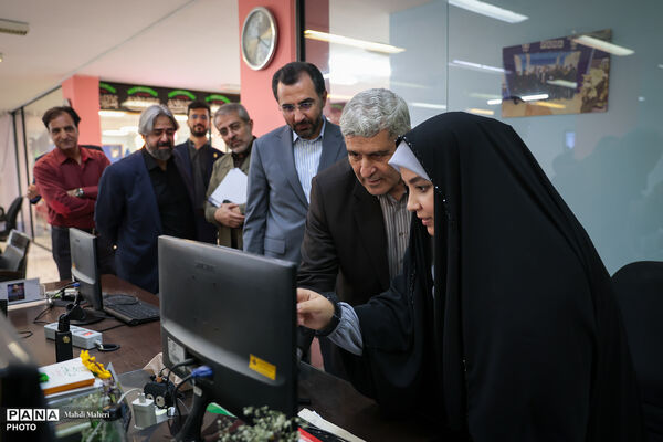 بازدید جمعی از مدیران و معاونان وزارت آموزش و پرورش از خبرگزاری پانا به مناسبت روز خبرنگار