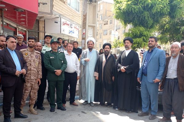 حضور پرشور مردم نصیر شهر در راهپیمایی محکومیت جنایت صهیونیست‌ها 