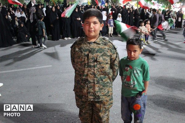 تجمعات شبانه مردمی ضد صهیونیستی در شهر جوادآباد 