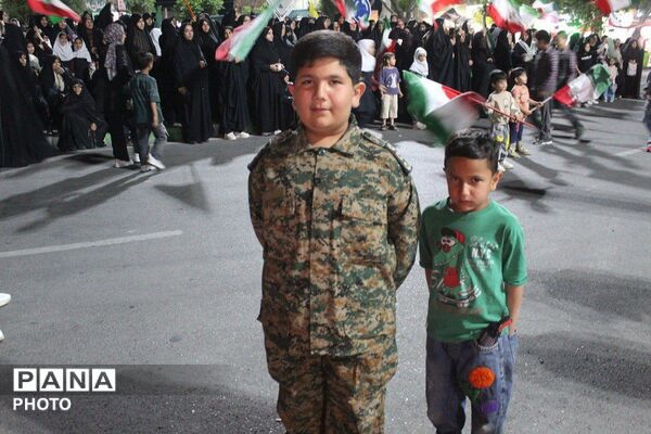 تجمعات شبانه مردمی ضد صهیونیستی در شهر جوادآباد 