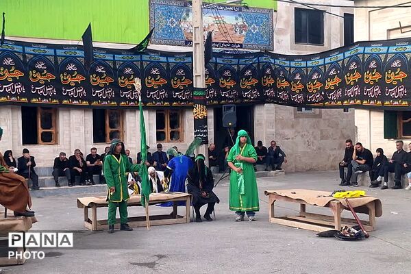 طنین نوای «یا حسین (ع)» در فیروزکوه؛ تعزیه‌خوانی سنتی در سوگ سید و سالار شهیدان