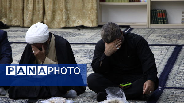 مراسم عزاداری شهادت امام محمد باقر (ع) در دفتر نماینده امام جمعه یزد