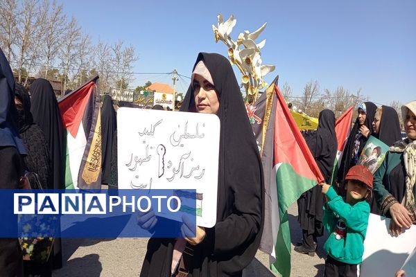 حضور پرشور مردم یاسوج در راهپیمایی روز قدس