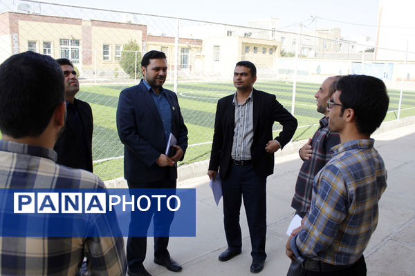 مانور بازگشایی مدارس در شهرستان گرمه 