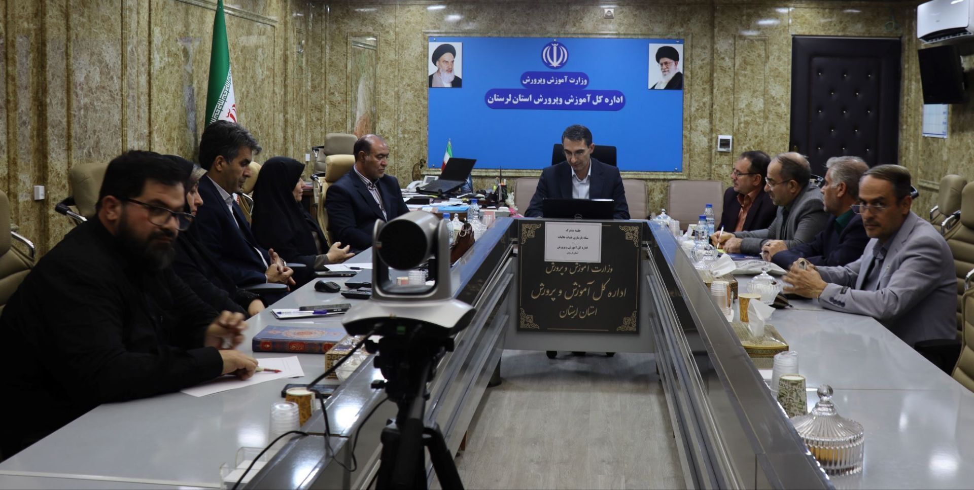 امضای تفاهم‌نامه همکاری میان آموزش‌وپرورش لرستان و ستاد بازسازی عتبات عالیات 