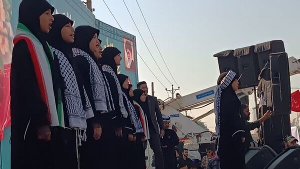دانش آموزان اهوازی انزجار از استکبار جهانی را در قاب دوربین پانا ثبت کردند