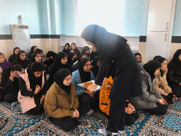 گرامیداشت ایام فاطمیه در مدرسه اسماء غلامان