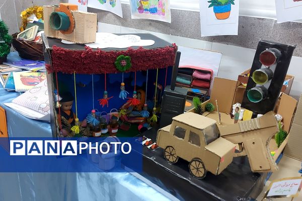 برگزاری نمایشگاه به مناسبت هفته مشاغل، در دبستان کودک مسلمان