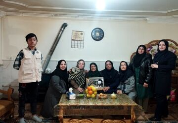 دیدار با خانواده شهید علی شاکری 