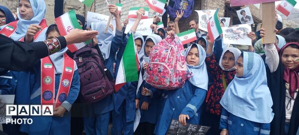راهپیمایی روز جهانی قدس در شهر بار نیشابور
