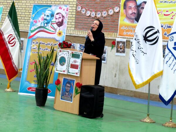 آیین برگزاری زنگ سپاس معلم در مدرسه خانکلابی بجنورد