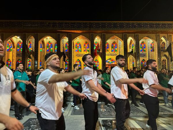 مراسم عزاداری شب تاسوعای حسینی در آمل
