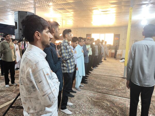 جشن آغاز سال تحصیلی و گرامیداشت هفته دفاع مقدس در حسینیه سیدالشهداء روستای مزرعه شهید بهشتی