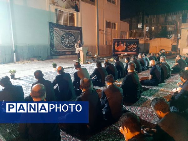 اجتماع حسینی در اداره آموزش و پرورش ناحیه ۷ مشهد 