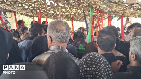 تشییع و خاکسپاری شهید حسین تاجیکی در فیروزآباد