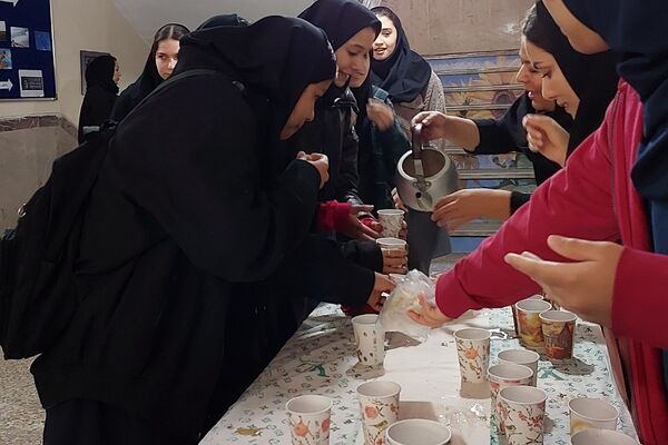 برگزاری مراسم چهلم شهدای معدن طبس در هنرستان فدک ناحیه یک شهرری