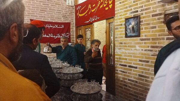 گذری بر چایخانه حضرت فاطمه زهرا در مسجد جامع نیشابور 