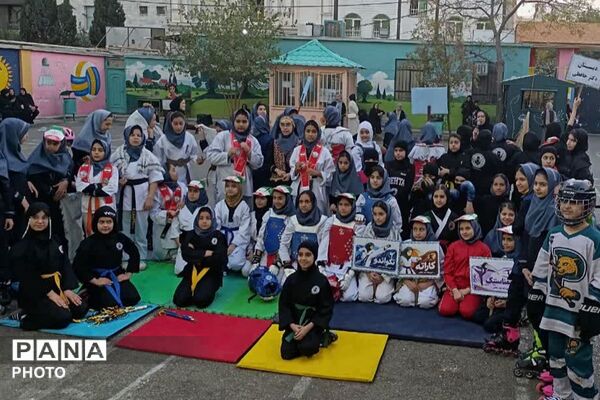 المپیاد ورزشی درون مدرسه ای در مدرسه دکتر حافظی ورامین