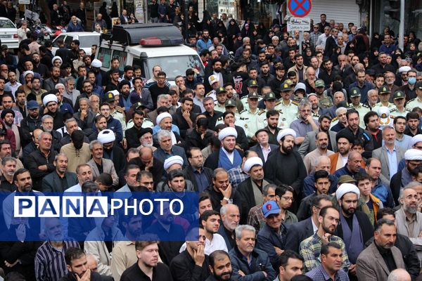 مراسم گرامیداشت یاد و خاطره سید الشهدای خدمت در قزوین