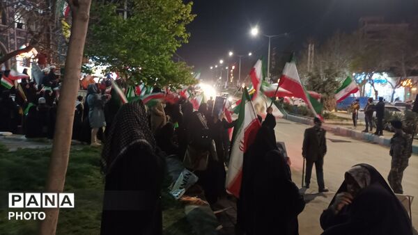 اجتماع پر خروش مردم در آرامگاه بانو بی بی شطیطه شهرستان نیشابور 