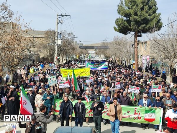 حضور پرشور مردم شهرستان راز و جرگلان در راهپیمایی روز قدس
