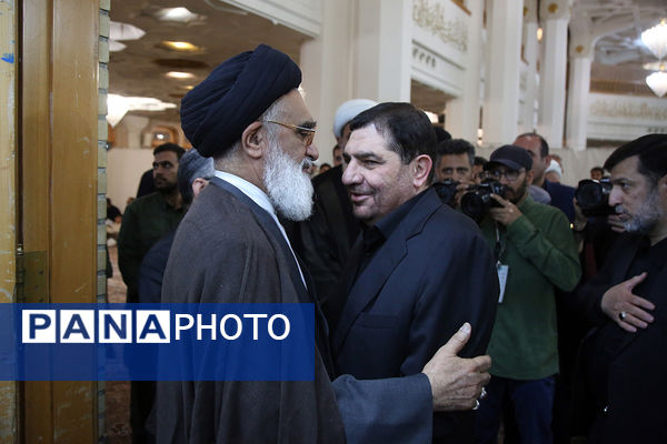 مراسم هفتم شهدای خدمت با حضور سرپرست ریاست جمهوری در قم