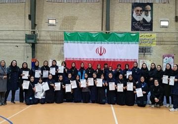  «جام اقتدار ایران» دختران در ناحیه ۴ شیراز