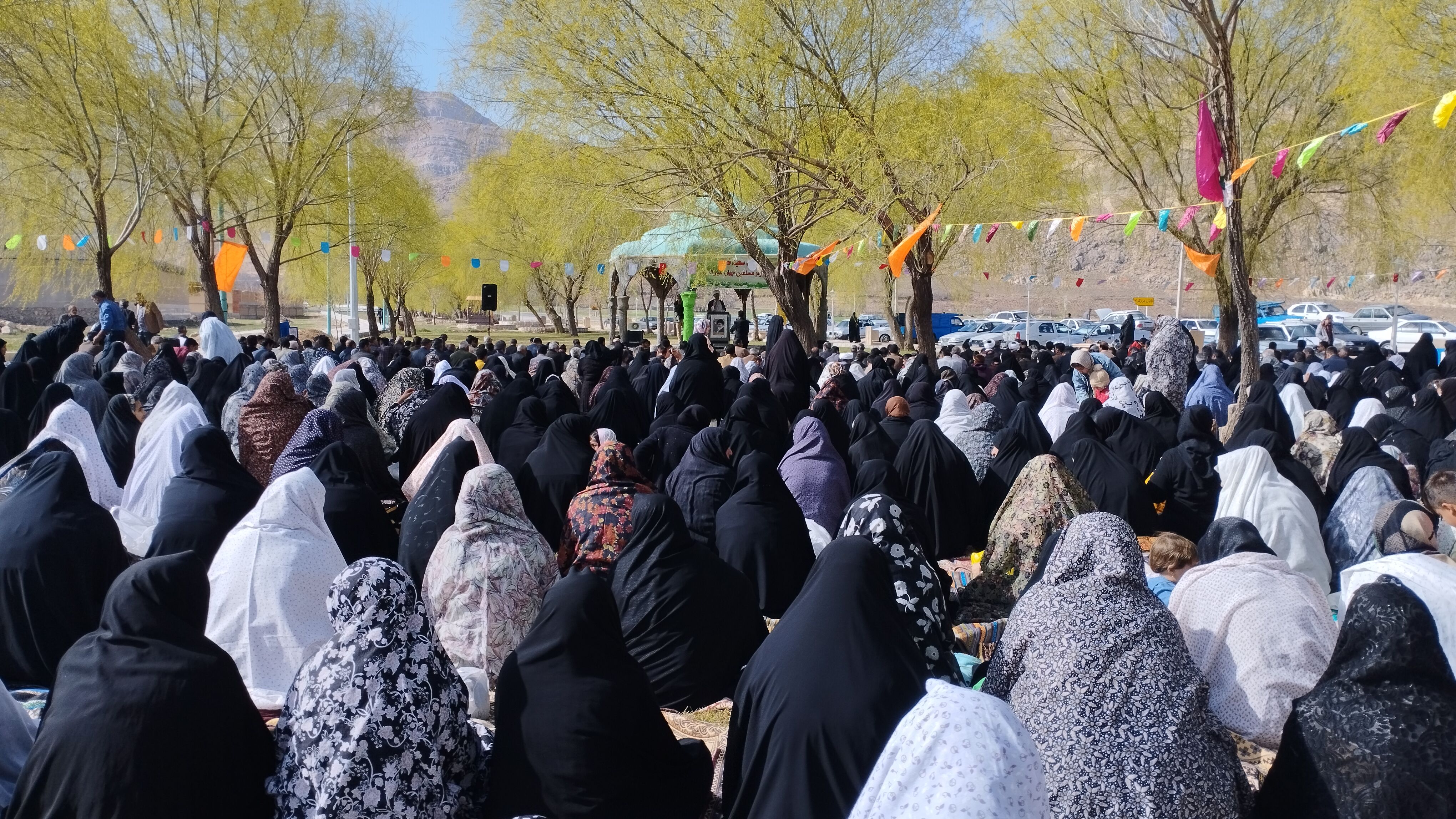نماز عید فطر شهر گهرو