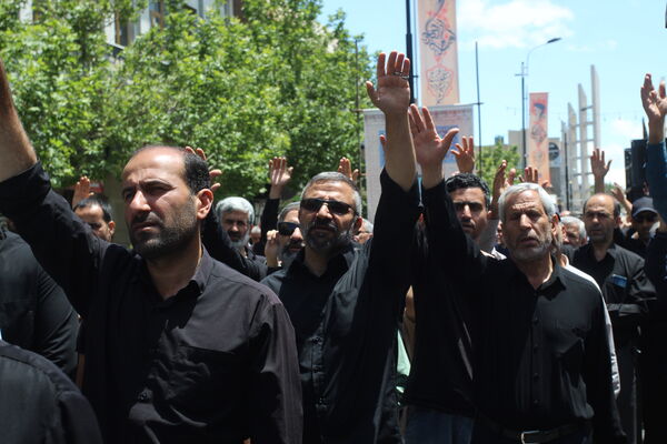 حرکت دسته عزاداری رحلت امام خمینی 