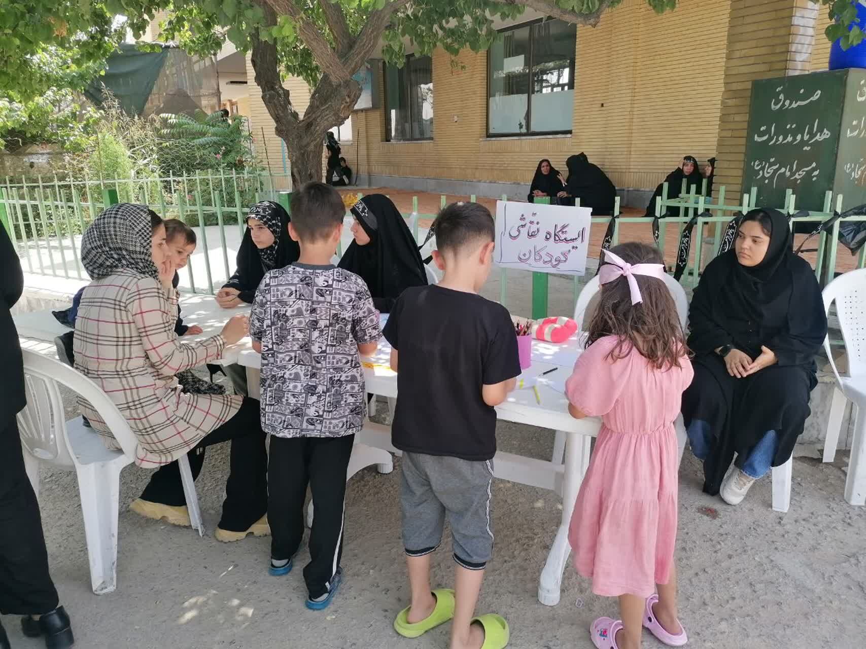 برپایی موکب عاشورایی اربعین حسینی در شیروان