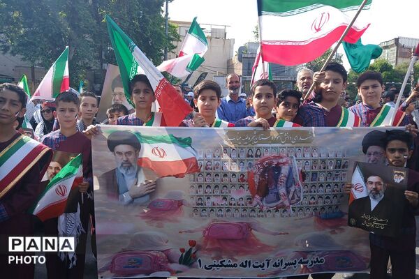 اجتماع سراسری «اقتدار ایران سرافراز» جان فدایان امام رضایی شهرستان ورامین